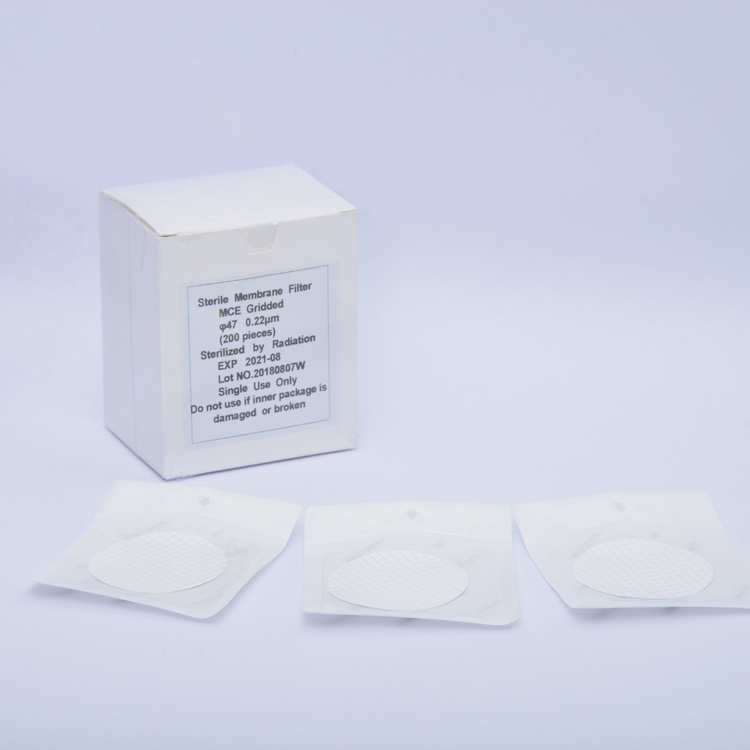 Sterile Membrane Filter plain white
